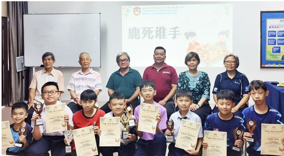 2026 百乐县小学中国象棋赛得奖师生合影